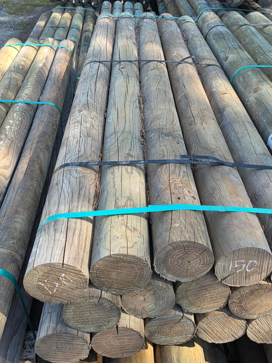 H4 CCA Treated Pine Round - 150mm