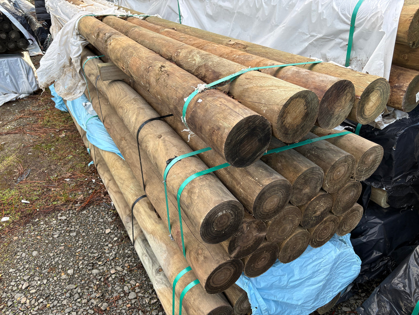 H4 CCA Treated Pine Round - 150mm